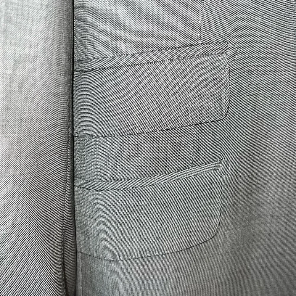 SuitSupply blazer 42R Sienna light gray 100% wool VBC super 140s Revenge fabric